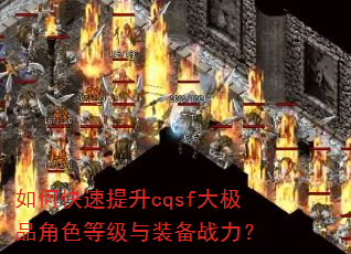 如何快速提升cqsf大极品角色等级与装备战力? 如何快速提升cqsf大极品角色等级与装备战力?