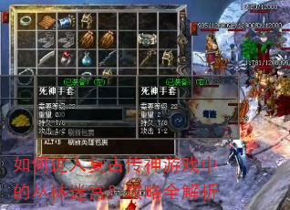 如何进入复古传神游戏中的丛林迷宫?攻略全解析 如何进入复古传神游戏中的丛林迷宫?攻略全解析