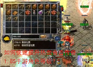 如何快速提升热血合击传奇1.85手游角色等级? 如何快速提升热血合击传奇1.85手游角色等级?