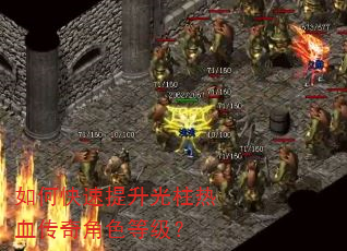 如何快速提升光柱热血传奇角色等级? 如何快速提升光柱热血传奇角色等级?