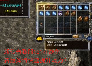 新传奇私服021在线免费版如何快速提升战力? 新传奇私服021在线免费版如何快速提升战力?