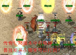 传奇1.76版本中召唤神兽技能书在哪里可以打到? 传奇1.76版本中召唤神兽技能书在哪里可以打到?