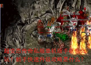超变态传奇私服单机版手机怎么玩?新手快速升级攻略是什么? 超变态传奇私服单机版手机怎么玩?新手快速升级攻略是什么?