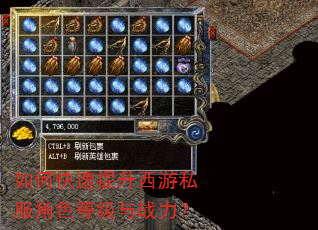 如何快速提升西游私服角色等级与战力? 如何快速提升西游私服角色等级与战力?